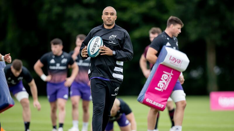 Simon Zebo returns to Munster and is named on the left wing for the game against the Sharks on Saturday night. Photograph: Morgan Treacy/Inpho