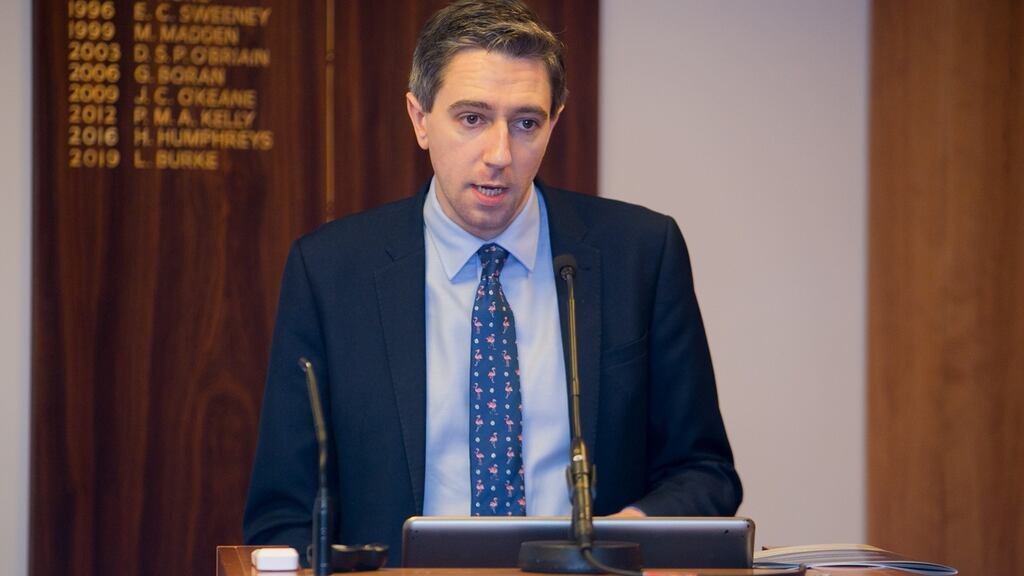 Minister for Health Simon Harris: accused consultants at UHL of being too busy to treat a 95-year-old patient in the emergency department because they were doing private work upstairs. Photograph: Gareth Chaney/Collins