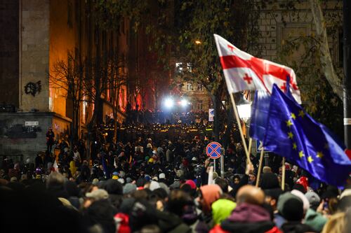 Georgia’s president urges EU to act as anti-government protests continue