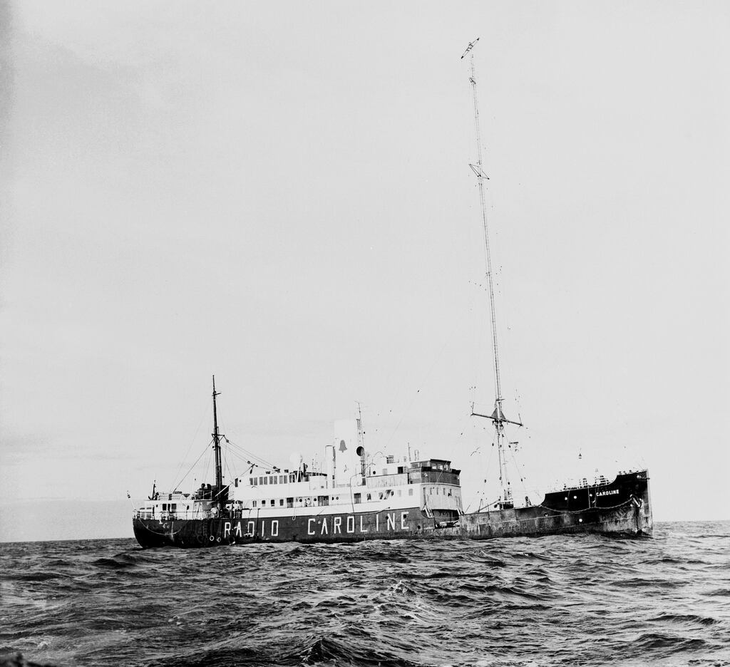 On March 28th, 1964, Britain’s first pirate radio station, Radio Caroline, started broadcasting. Photograph: Getty Images
