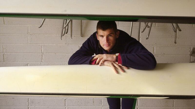 Sam Lynch in the rowing centre at Islandbridge. Photo: Dara Mac Dónaill