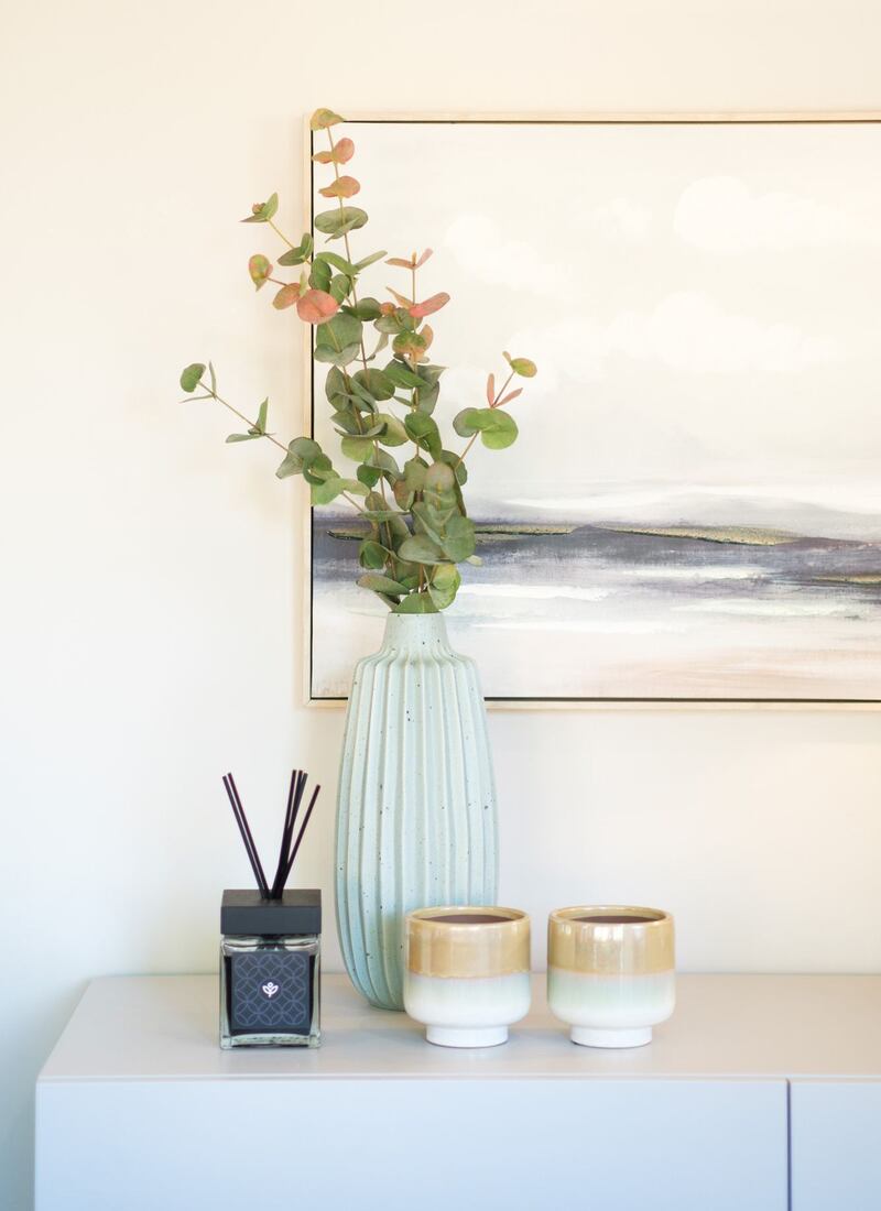 Glazed ceramics, which often adopt organic shapes, serve as an easy way to counterbalance the clean lines and geometric silhouettes of some modern furniture. Photograph: PA Photo/Redrow