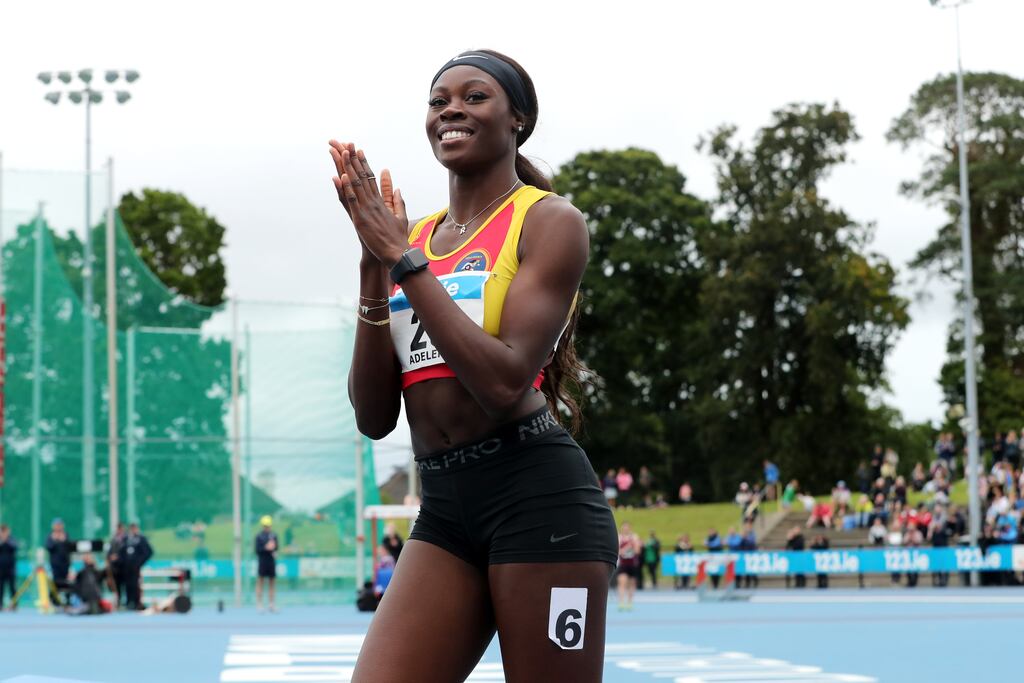 Ireland's Rhasidat Adeleke: she skipped the mixed 4x400m relay to focus on her bid for a medal in the individual 400m. Photograph: Bryan Keane/Inpho