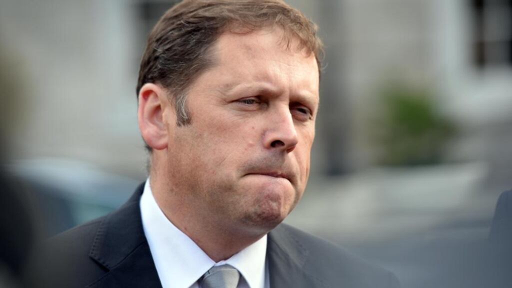 “Focused on what?” snorted Fianna Fáil’s Barry Cowen at the Taoiseach. “You’re like a rabbit in the headlights.” Photograph: Eric Luke