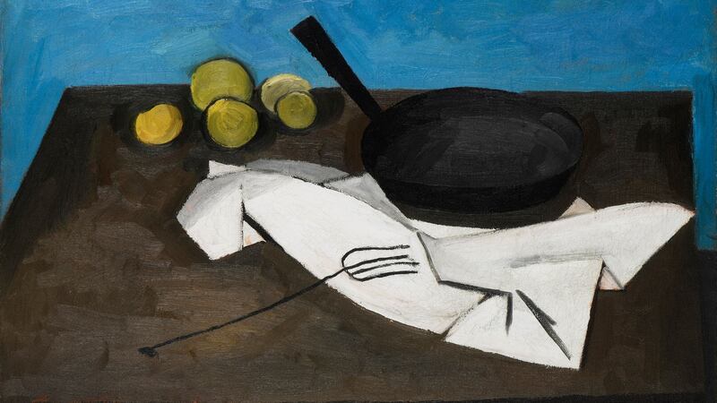 Still Life with Frying Pan by William Scott (€200,000 – €300,000).