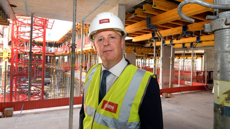 Cairn Homes CEO Michael Stanley  at Hanover Quay. Photograph: Cyril Byrne