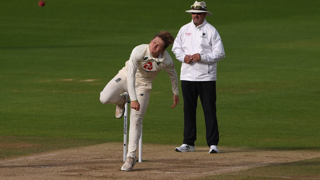 Dom Bess took four wickets on Saturday. Photograph: Stu Forster/Getty