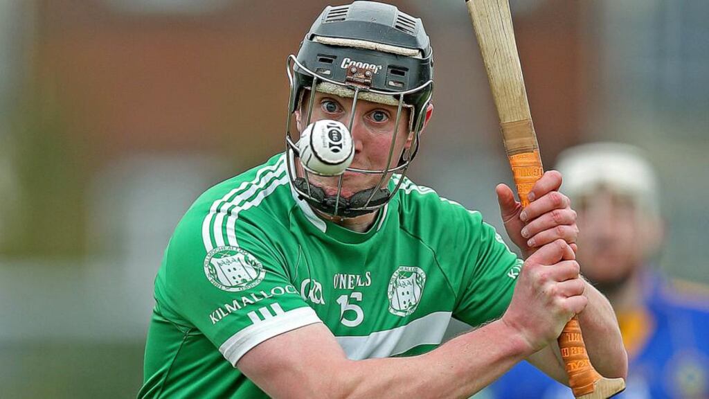 Eye on the ball: Eoin Ryan of Kilmallockin Mullingar. Photograph: Donall Farmer / Inpho
