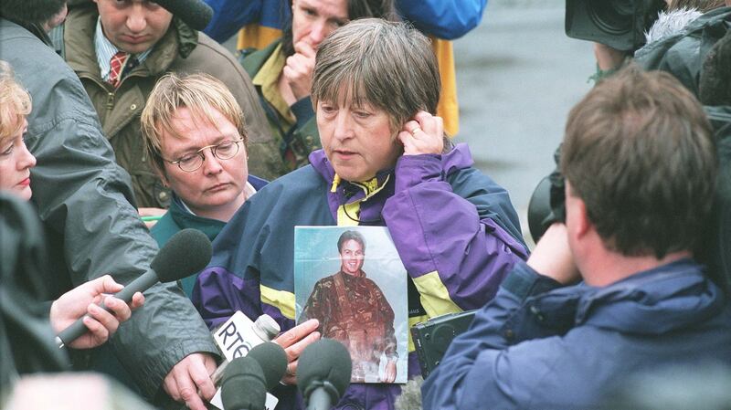 Rita Restorick, mother of Lance Corporal Stephen Restorick, the British soldier killed in Bessbrook, Co Armagh, in 1997.