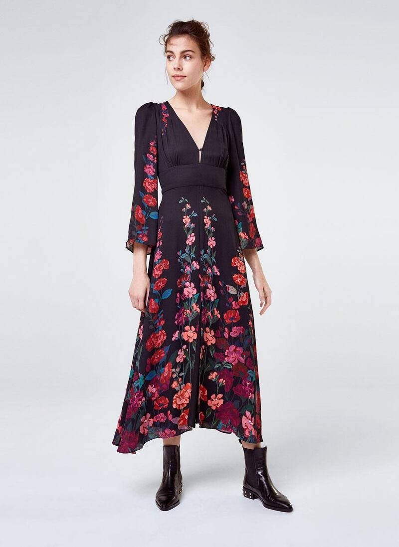 Floral dress, Û199, Uterque