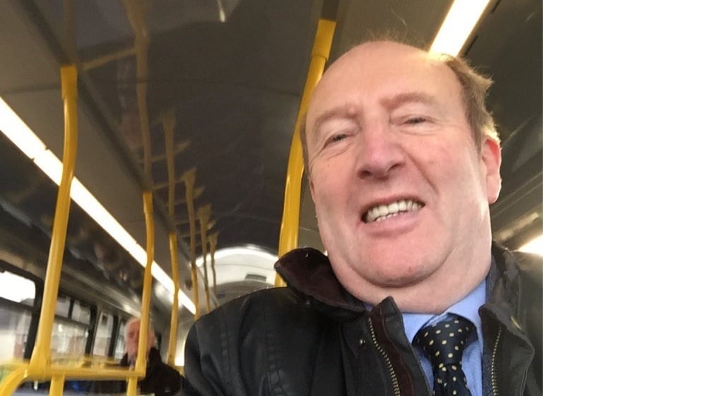 Minister for Transport Shane Ross: tweeted a picture of himself taking the 44 bus to work, saying the experience was “wonderful”.