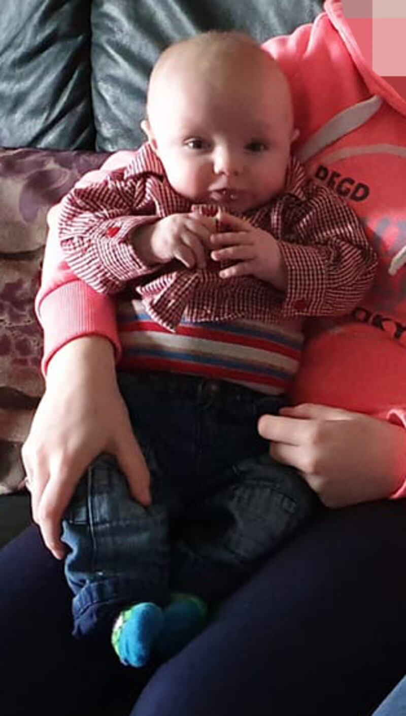 Michael Egar (2) was brought by ambulance to the Midlands Regional Hospital, Mullingar, where he was pronounced dead on Friday evening. Photograph: Facebook