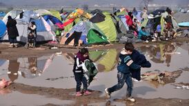 Greece-Macedonia border camp unfazed by closure of route to Europe