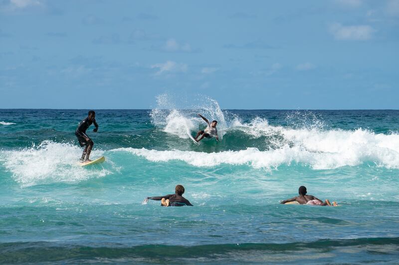 One of Tofo’s first local surfers, Narciso Nhampossa, says: 'More and more locals are surfing in Tofo, but they need help to develop the sport sustainably so that the ocean and coastal ecosystems that give it life are protected.'