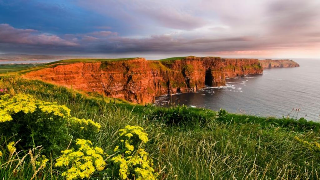 The Wild Atlantic Way: a “rugged”, “unspoiled” touring route from the Inishowen Peninsula to Kinsale, being promoted as “the road trip of a lifetime”. Photograph: Slow Images/Getty