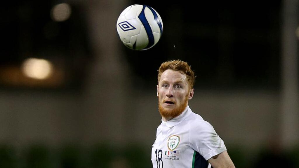 Stephen Quinn has played in three of Ireland’s four European qualifiers so far. Photograph: Donall Farmer/Inpho