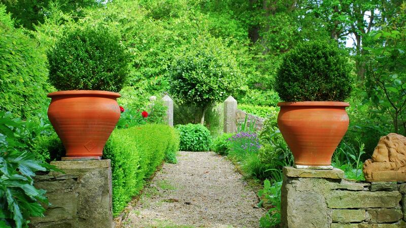 The herb garden at Hilton Park