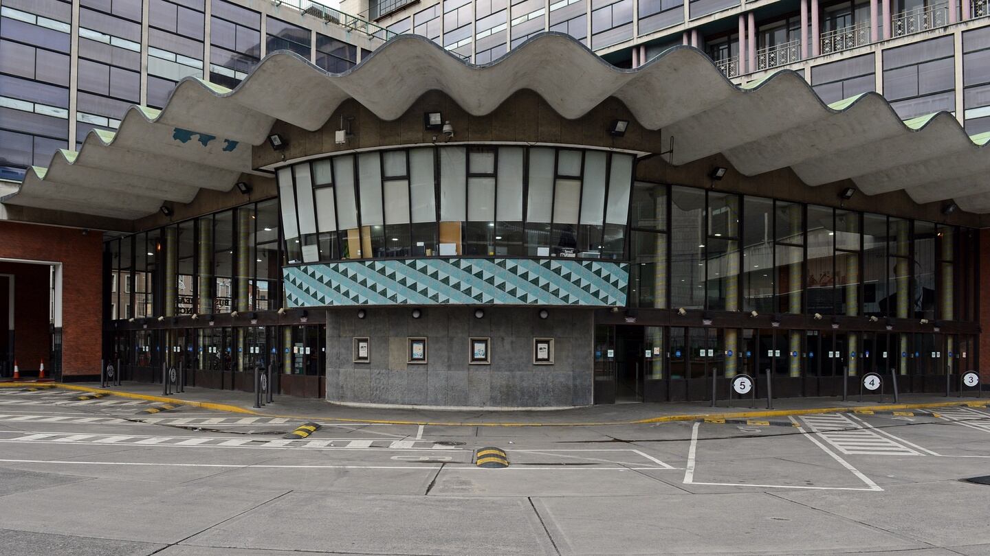 A view of a deserted Busaras. Photograph: Eric Luke / THE IRISH TIMES