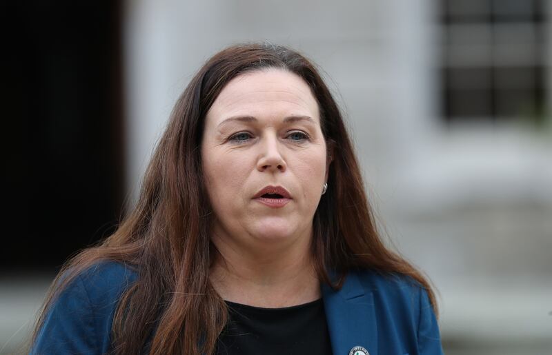 Sinn Féin TD Louise O’Reilly raised concern over delays in publishing the code, provided for in the Work Life Balance and Miscellaneous Provisions Act. Photograph: Nick Bradshaw