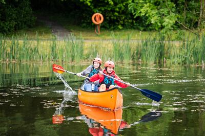 Fun at Barretstown camp.
