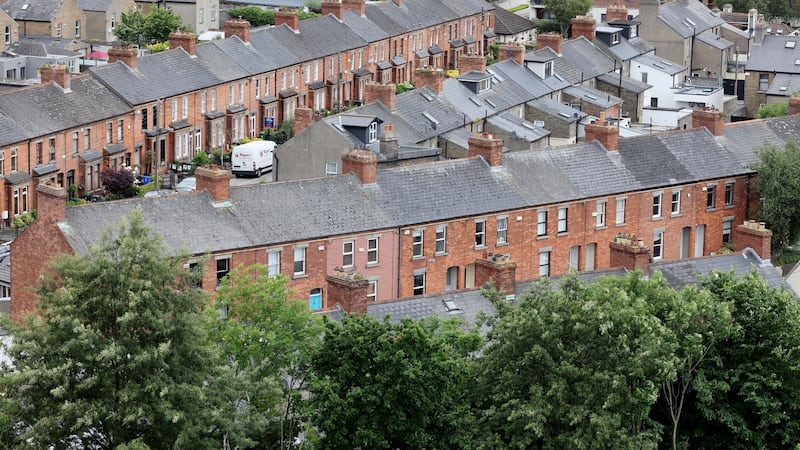 A view from the roof of the construction site of the National Children Hospital beside St James Hospital in Dublin 8. Photograph: Alan Betson/The Irish Times