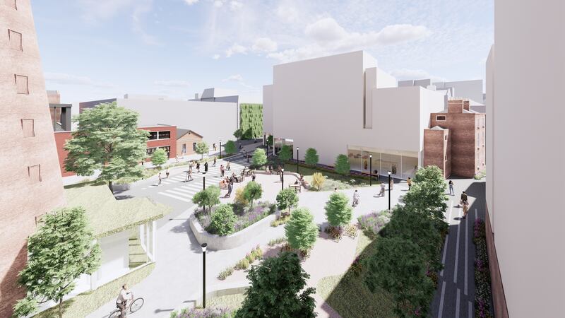 St Patrick's Square view