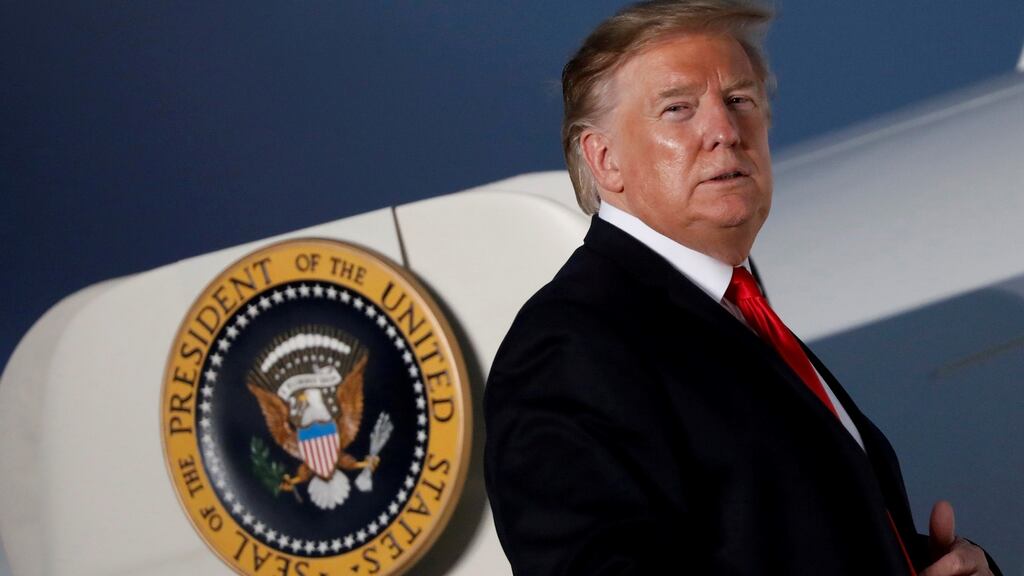 The thing that affects equities the most these days is the latest tweet from Donald Trump. Photograph: Carlos Barria/Reuters