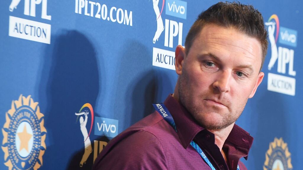 Former New Zealand captain Brendon McCullum is the new coach of England’s Test. Photograph: Getty Images