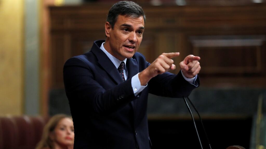 Spanish acting prime minister Pedro Sanchez: After five months without a government, Spain faces prospect of a snap general election. Photograph: EPA/Emilio Naranjo