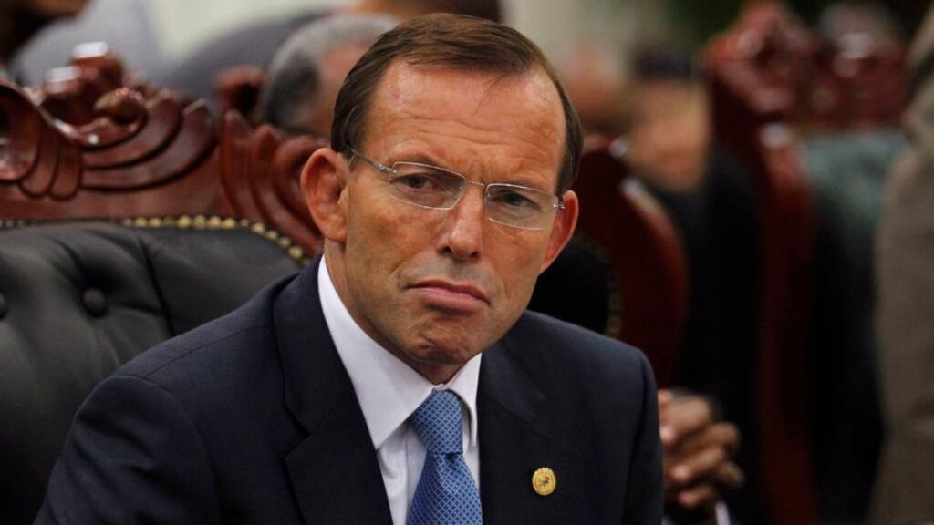 Australia’s prime minister Tony Abbott. Photograph: Reuters