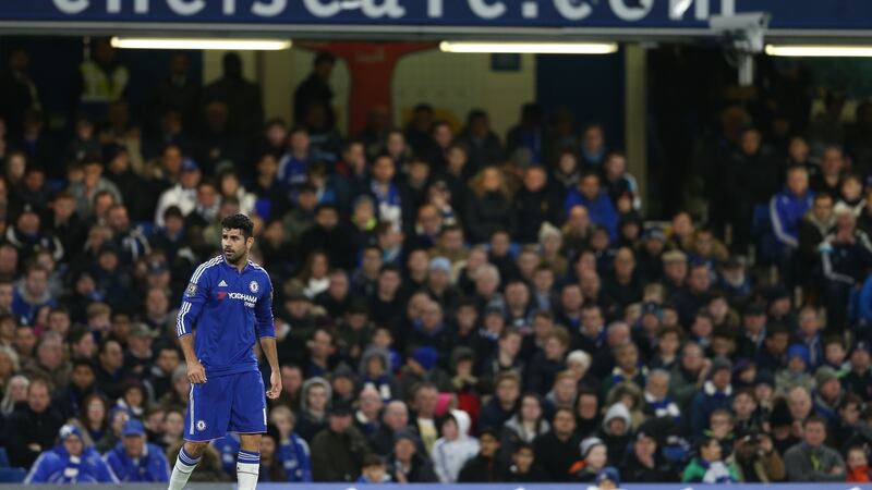 Chelsea striker Diego Costa was unable to get on the scoresheet. Getty Images