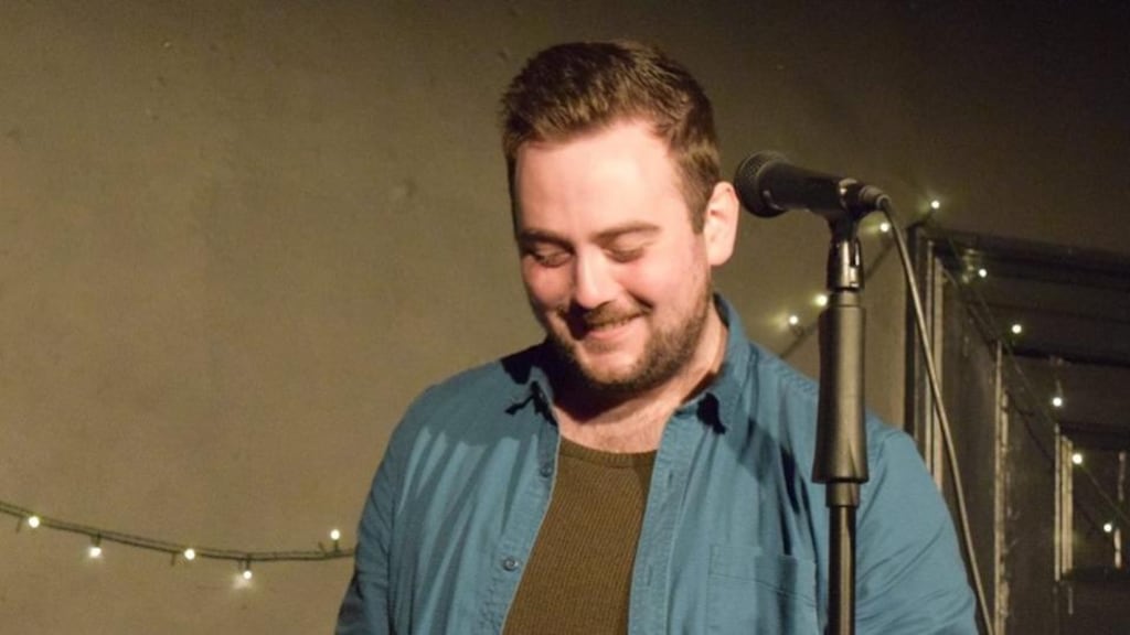 Ciarán Hodgers is a multi-award winning Irish spoken word poet, now living in Liverpool. Photograph: Kate Jeans