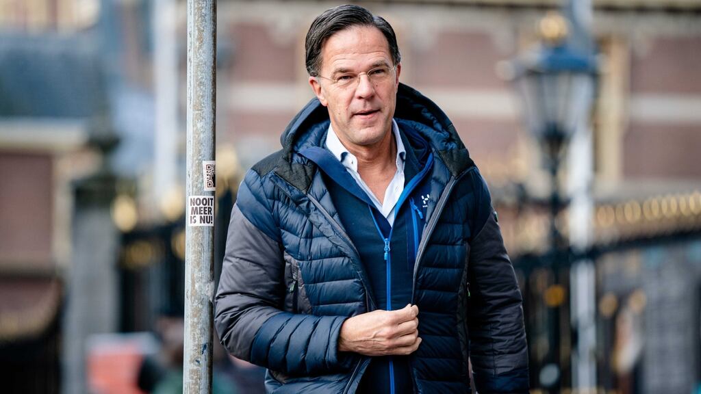 Netherlands prime minister Mark Rutte is widely expected to return at the head of his fourth consecutive cabinet. Photograph: Bart Maat