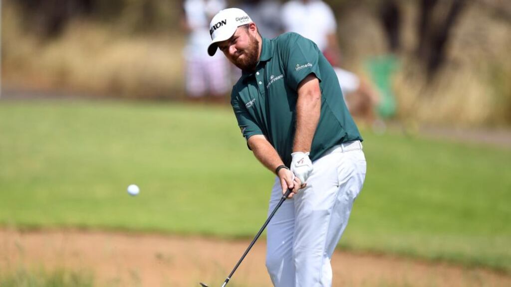 Shane Lowry is hoping for a high finish to boost his Race to Dubai rankings at the DP World Tour Championship this week. Photo: EPA