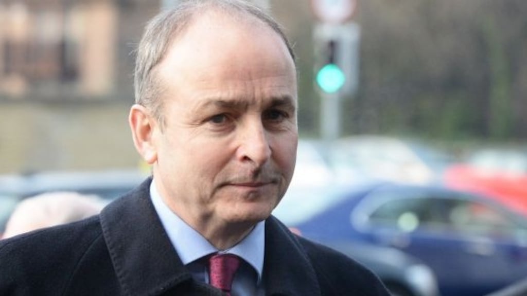 Fianna Fáil leader Micheál Martin: “We’ve no difficulty with the broad principles that inform the plan.”