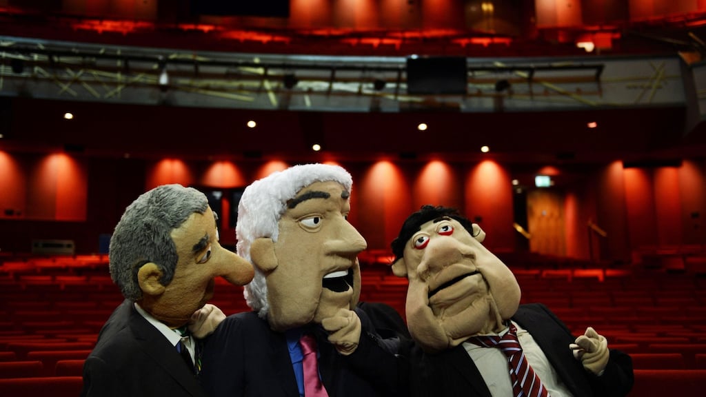Puppets from Anglo: The Musical. Photograph: Frank Miller