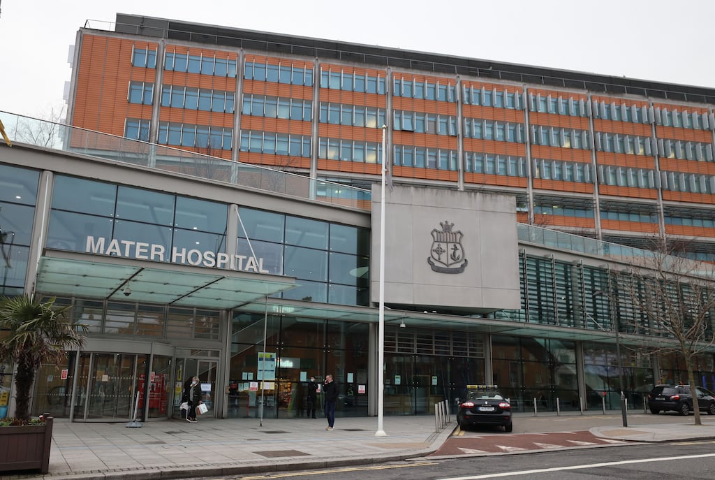 12/1/2021
Exterior pic of the Mater hospital in Dublin yesterday(Tues). Pic: Collins Courts