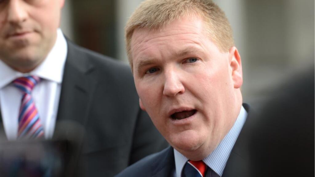Fianna Fail finance spokesperson Michael McGrath says leaks over income guidelines are scaring people Photograph: Dara Mac Dónaill / THE IRISH TIMES