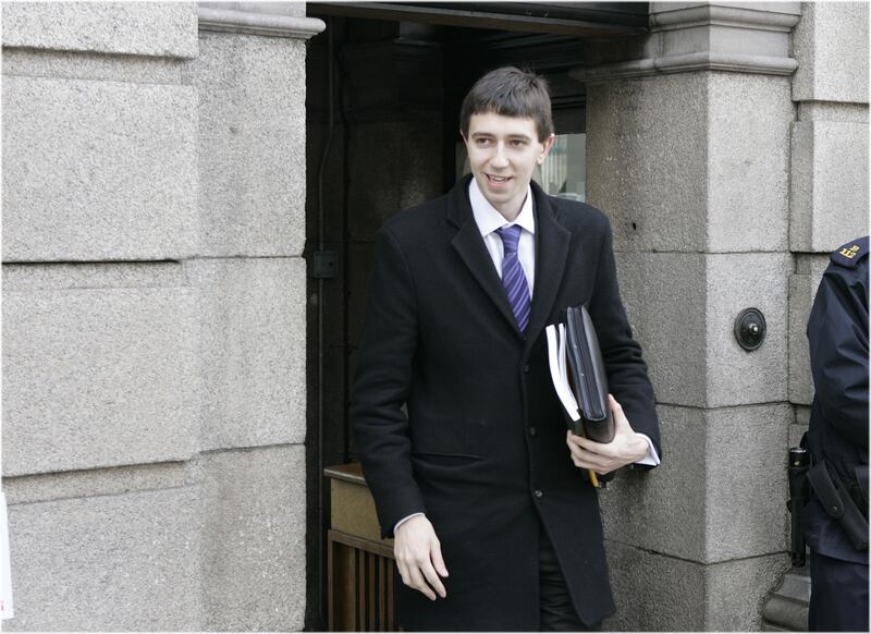 Simon Harris, newly elected TD, in 2011. Photographer: Dara Mac Dónaill