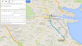 Google launches public transport mapping  for Ireland