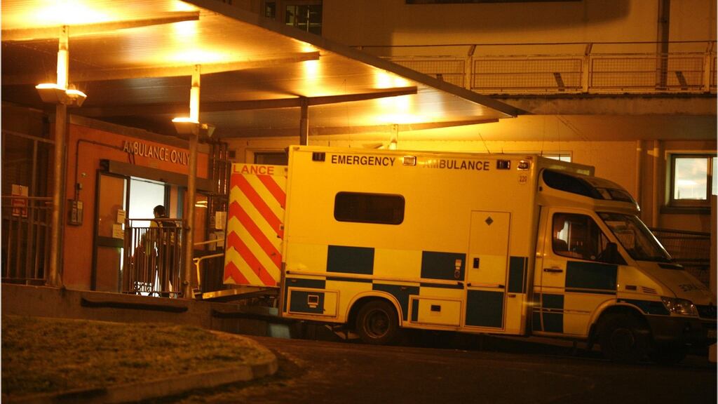 The two men seriously injured in the crash were taken to University Hospital Limerick. File image: Dara Mac Donaill / The Irish Times