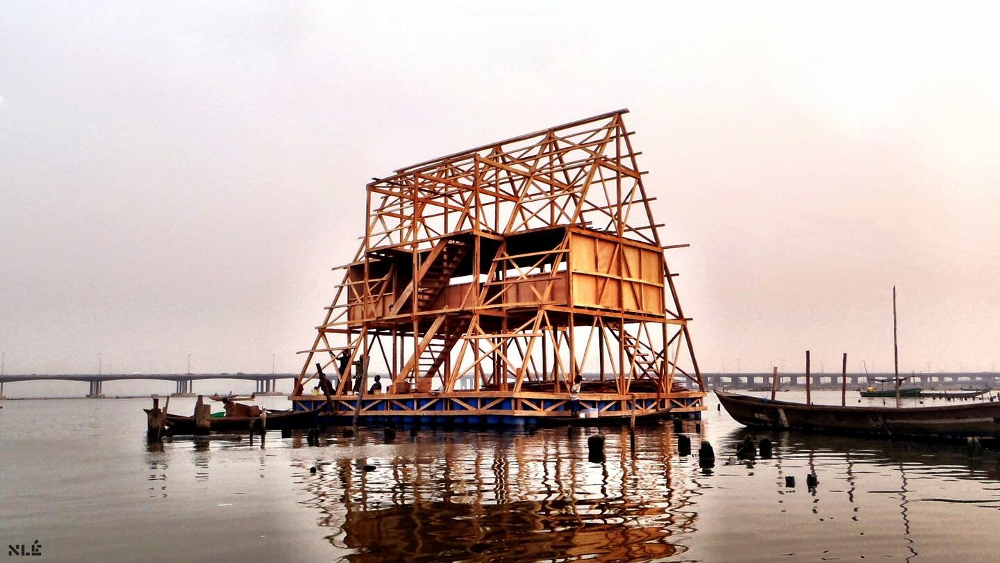 The floating school in Lagos, Nigeria