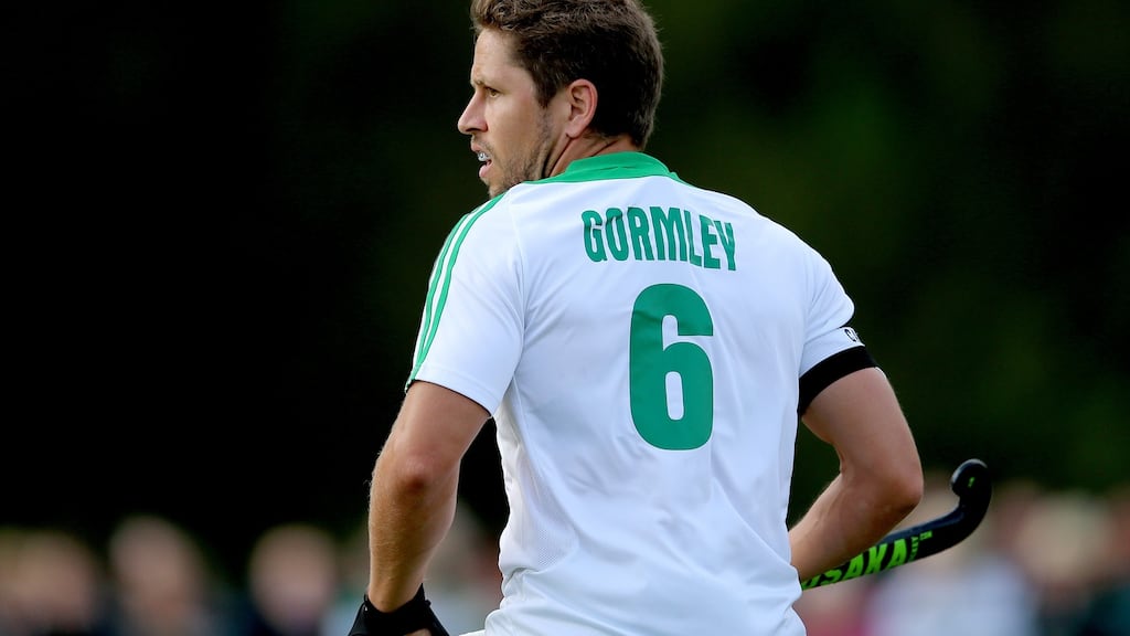 Ronan Gormley has announced his retirement from international hockey. Photograph: James Crombie/Inpho