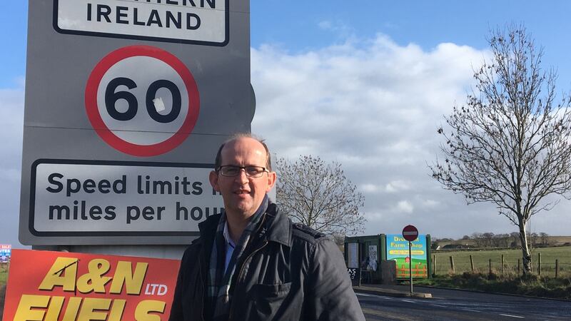 Brian McDermott at the Border between Bridgend and Derry. “Part of me is still hoping it could be re-run and it may not go through.” Photograph: Freya McClements