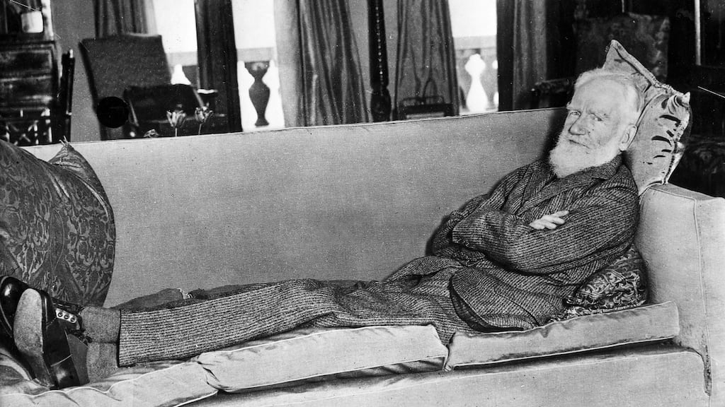 George Bernard Shaw: maintained a strongly Irish outlook throughout his life, and it inspired or significantly informed most of his best work. Photograph: Getty Images