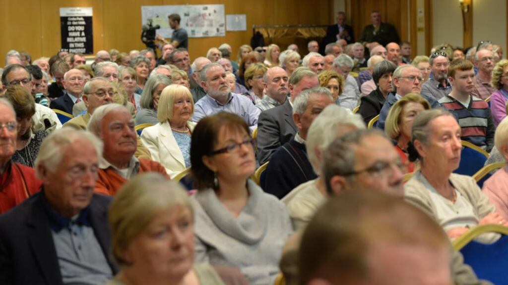‘In Dublin last weekend, 250 relatives of 1916 combatants gathered to complain that they have received no information on what is being planned.’ Photograph: Alan Betson / The Irish Times