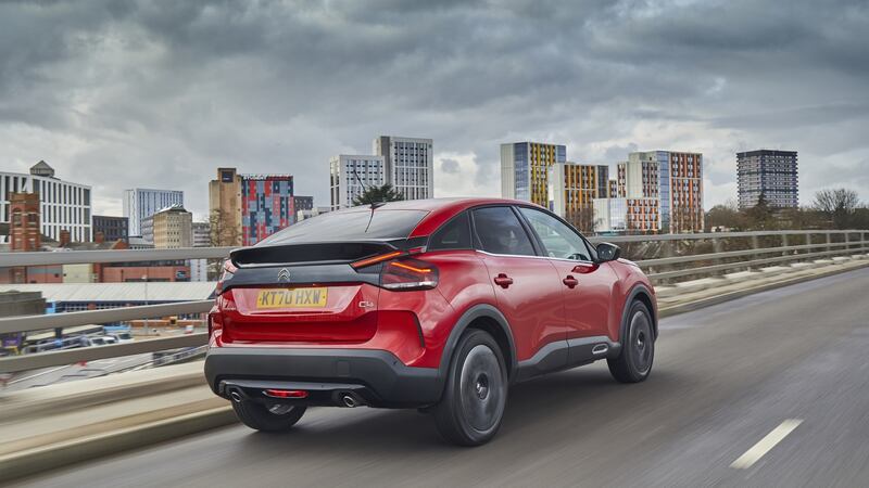 The Citroën C4 mixes plenty of practicality with very smart styling – it’s a great-looking car – and comes with the option of a plug. Photograph: Matthew Howell