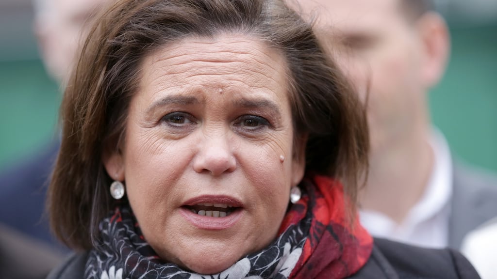 Sinn Fein leader Mary Lou McDonald says she is no longer infected or infectious. Photograph: Laura Hutton