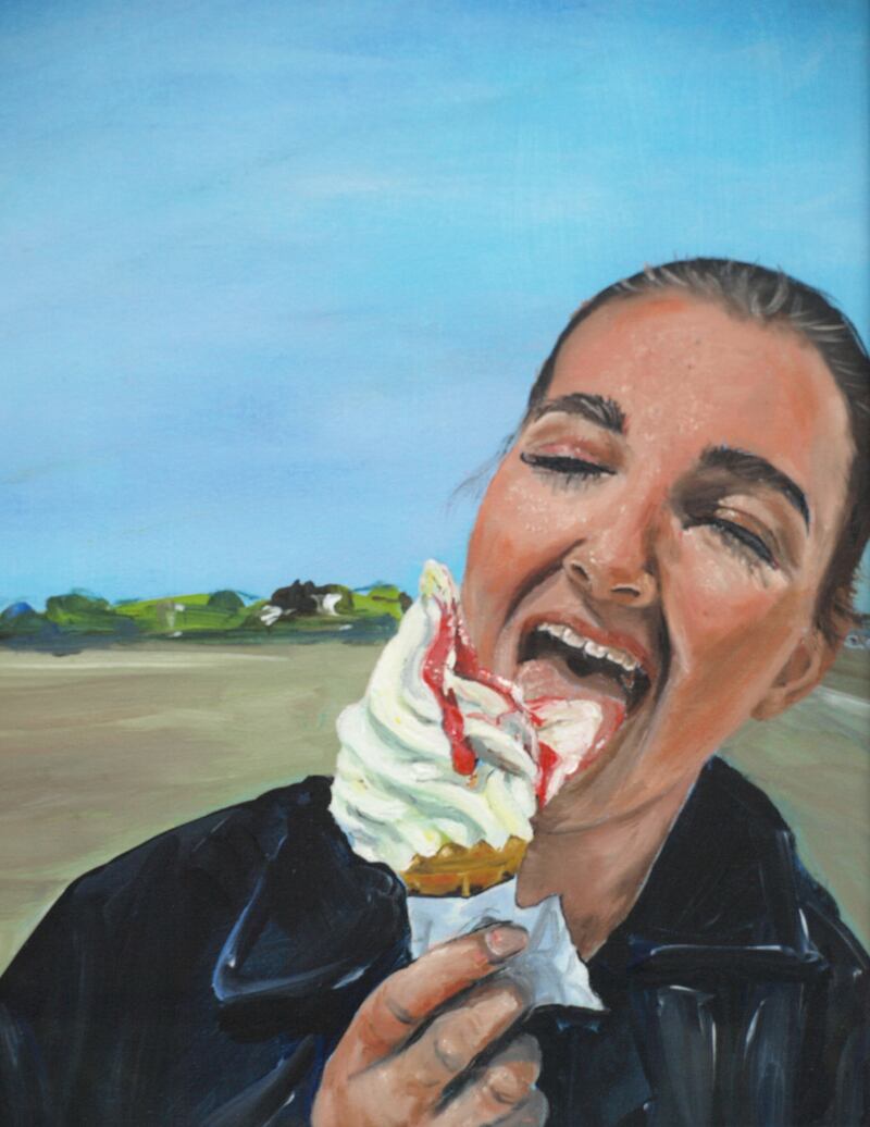 Aoife on Dollymount, by Lorraine Dunne