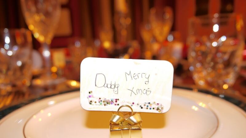 Kevin Dundon’s Christmas table – place cards